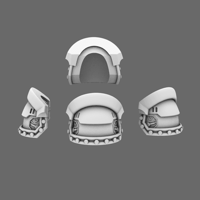 Space Knights V3 Warrior Shoulder Pads