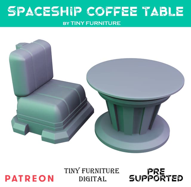 Spaceship coffee table