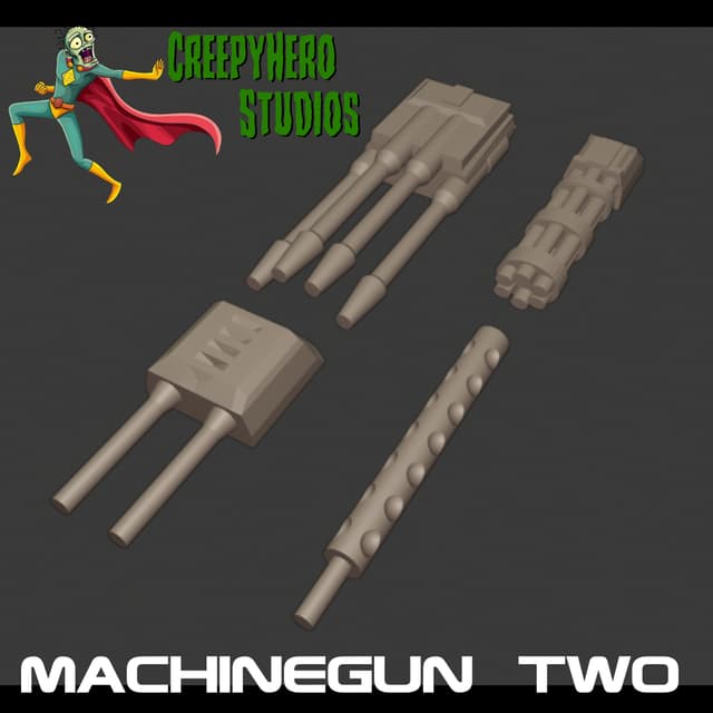 Gaslands Machinegun Two Set