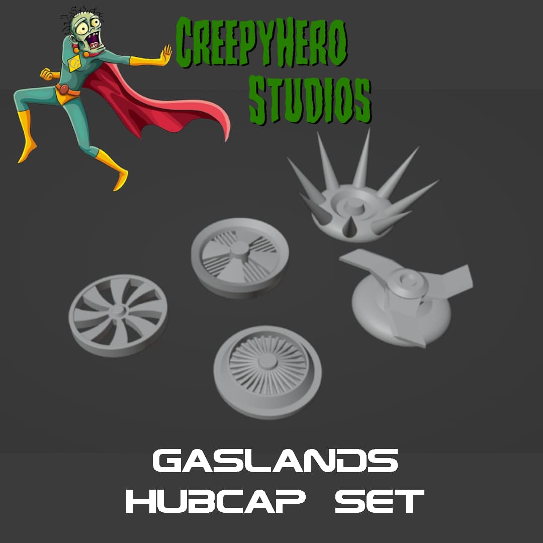 Gaslands Hubcap Set