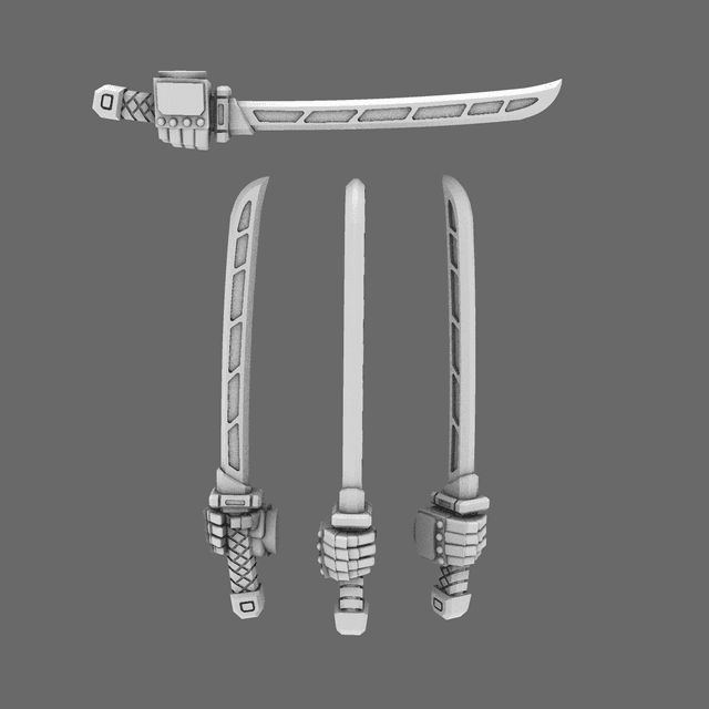 Cyber Samurai Techno Katana Type A RIGHT