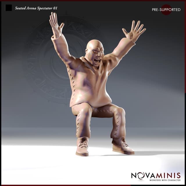 Seated Arena Spectator 01