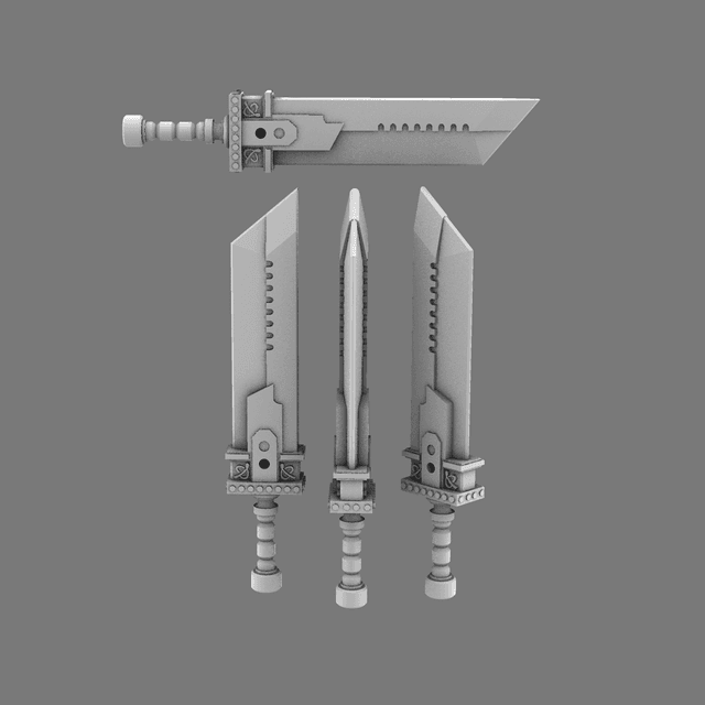 Space Knights Fantasy Cloud Sword NOHAND