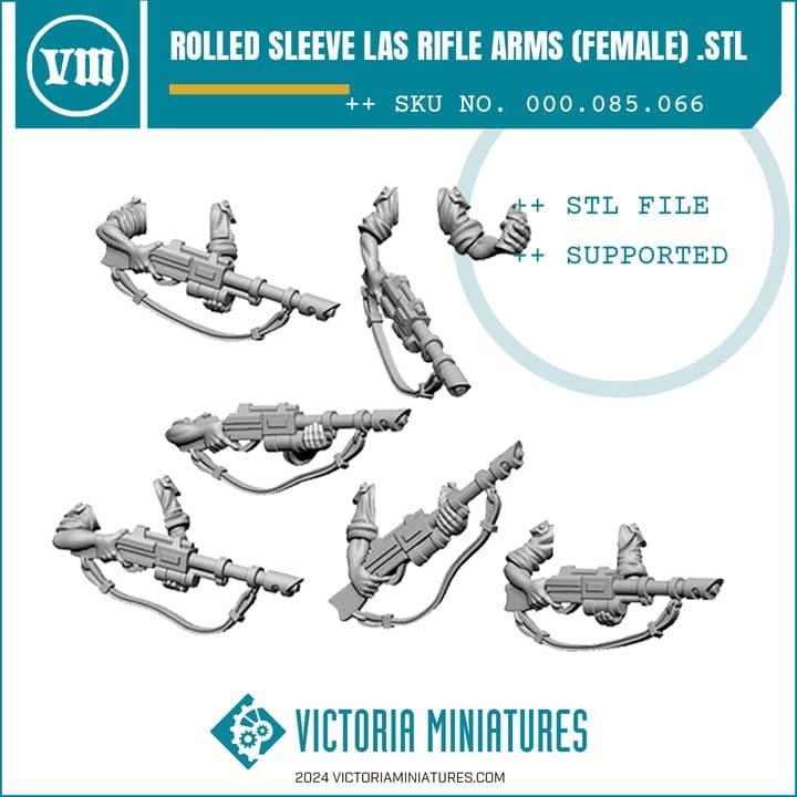 Rolled Sleeve Las Rifle Arms Female