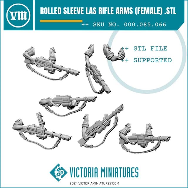 Rolled Sleeve Las Rifle Arms Female