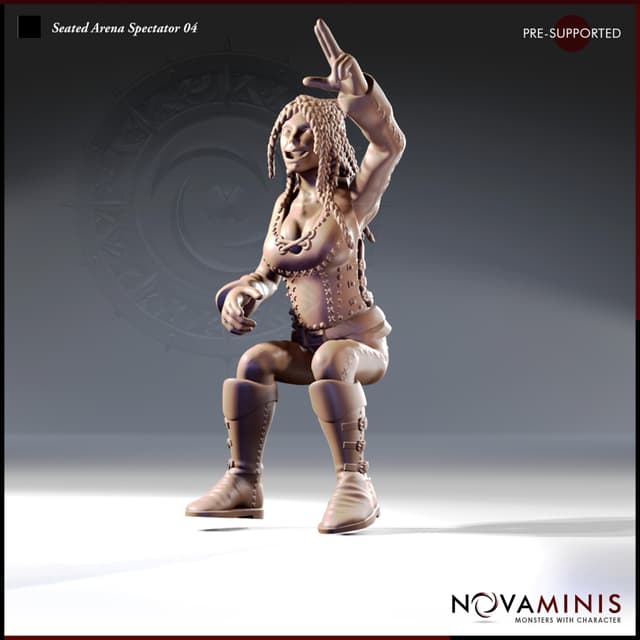 Seated Arena Spectator 04