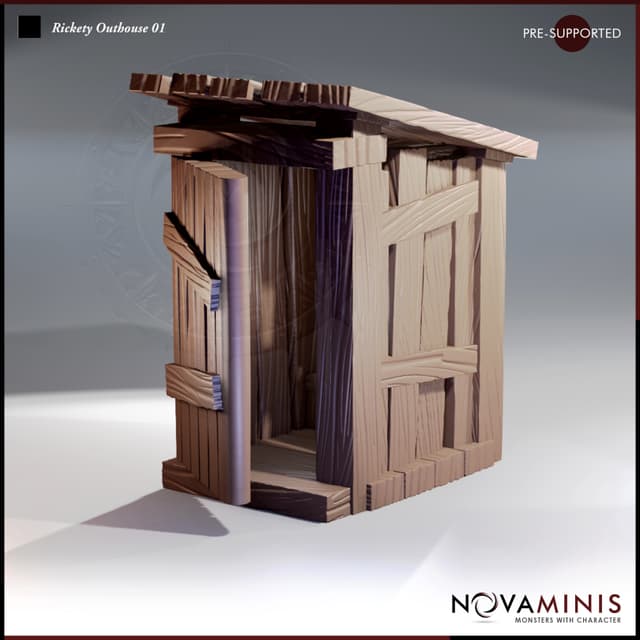 Rickety Outhouse 01