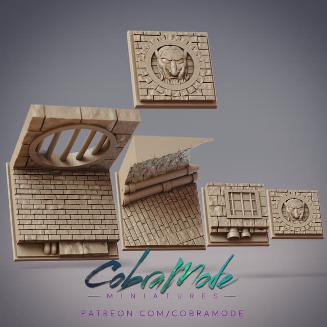 Sewer Square Base Pack (4pcs)