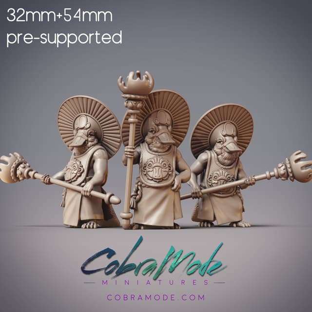 Platypus Soldiers - Boondaburra Temple Guards (Pre-Supported)