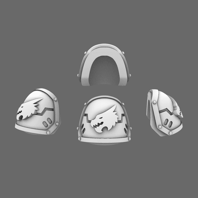 Dragon Knights V7 Shoulder Pads LEFT