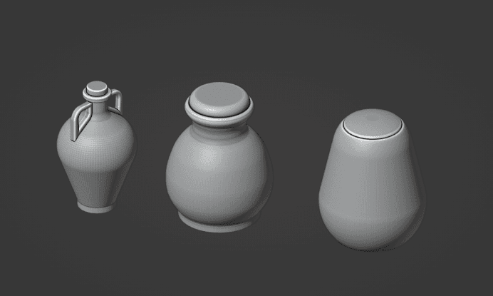 Fantasy Clay Pot Set