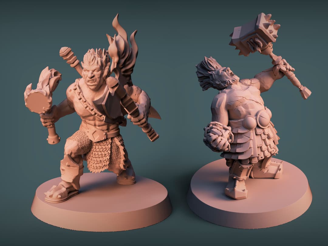 Azer Iron Dwarfs pack (2)