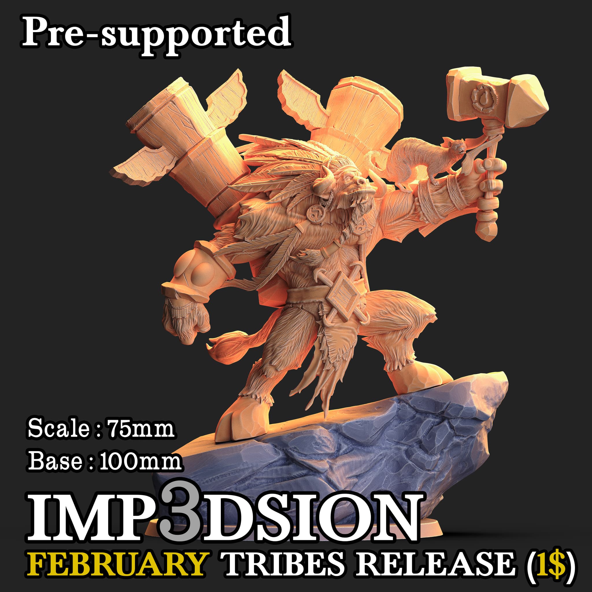 Tauro Shaman 75mm painter edition