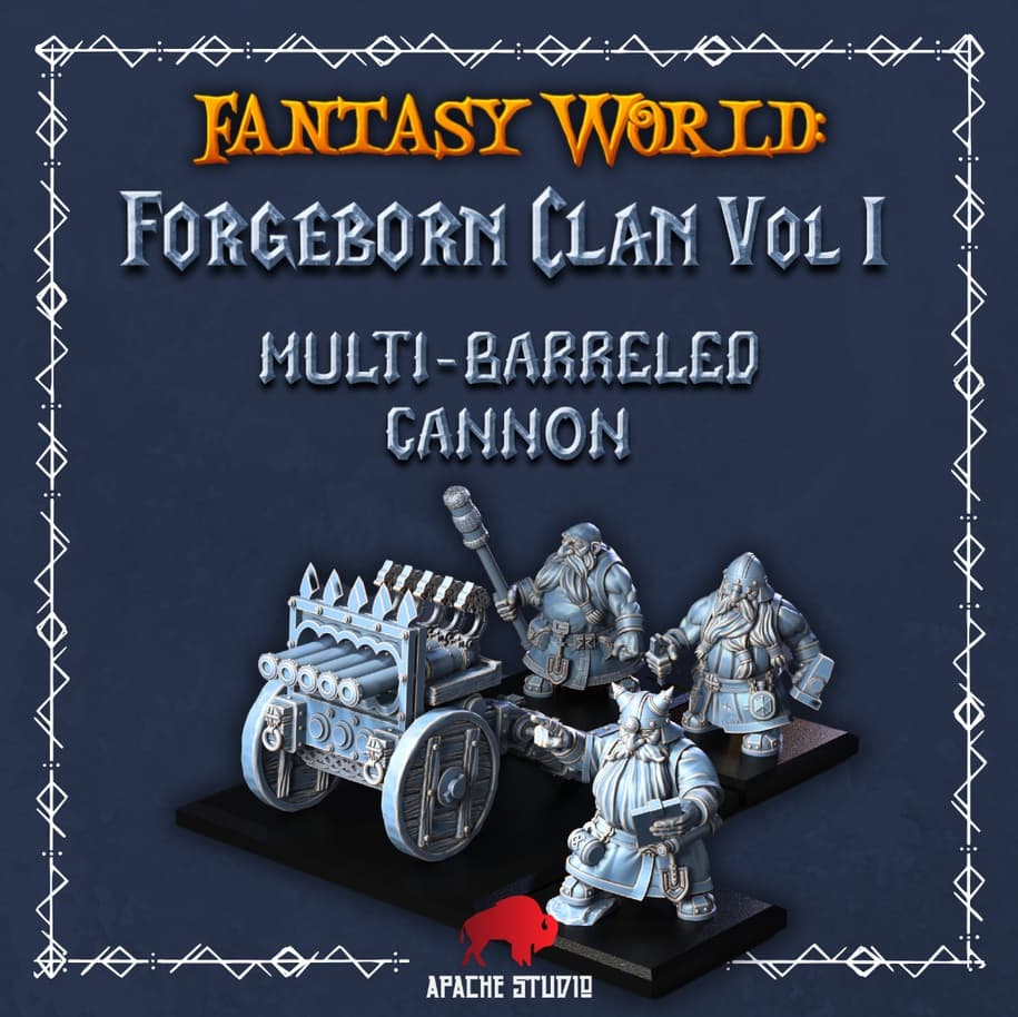 Forgeborn Clan: Multi-Barreled Cannon