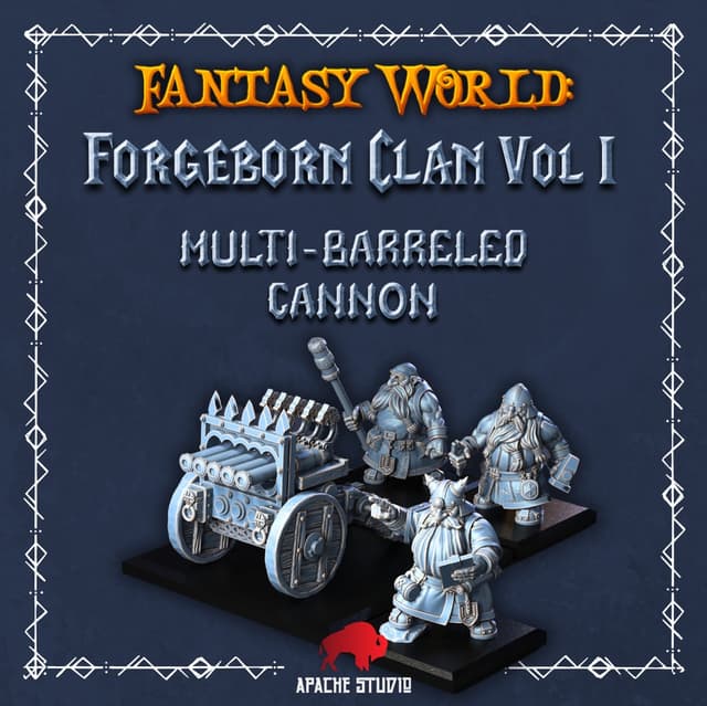 Forgeborn Clan: Multi-Barreled Cannon