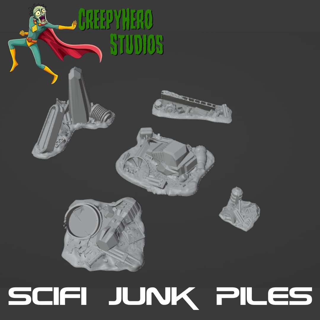 Science Fiction Junk Pile Set