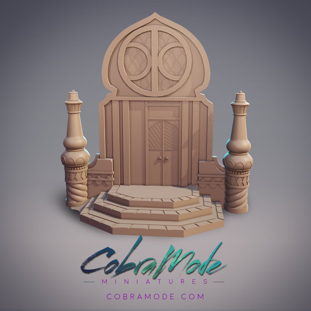 Gasworks Door Scatter Terrain (Supportless)