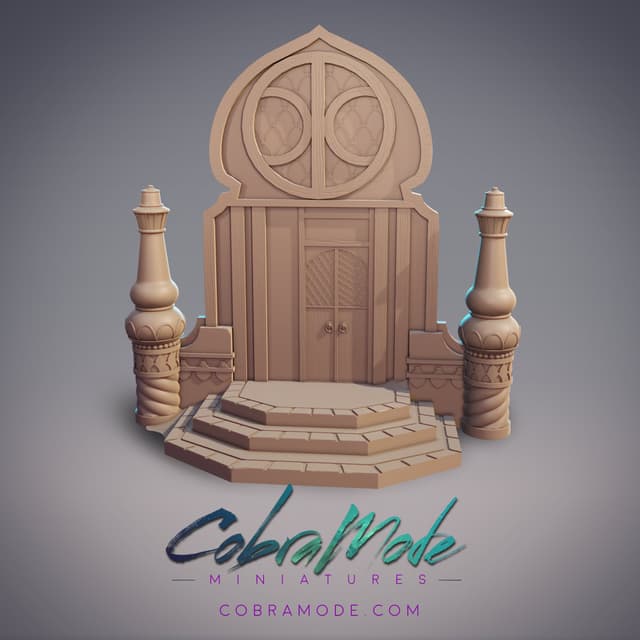 Gasworks Door Scatter Terrain (Supportless)