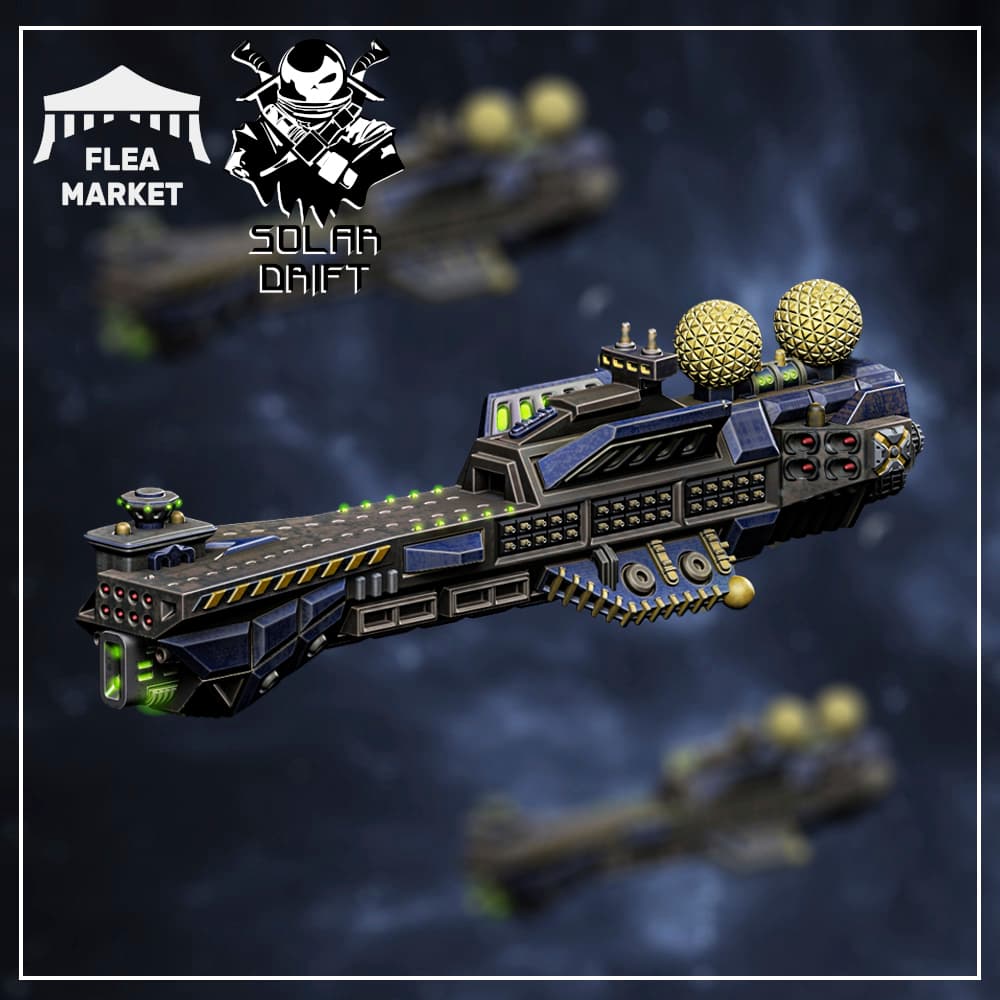 Solar Alliance Cruiser (Flesh and Metal - Solar Drift)