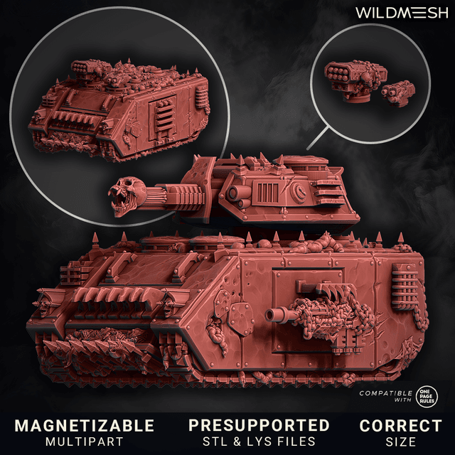 Chaos Wrath - Transporter/Battletank bundle Multipart Set