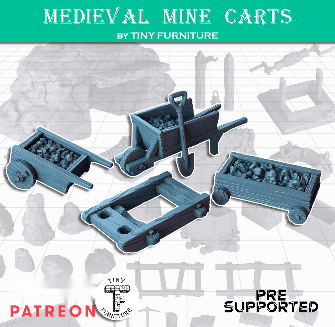 Medieval Mine Carts