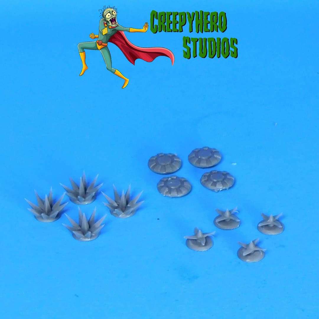 Gaslands 20mm (1:64) Scale Hubs Two Set