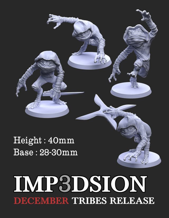 Bullywug Frogs ninjas pack (4)