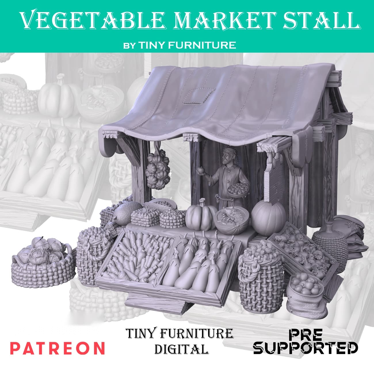 Vegetable Market Stall