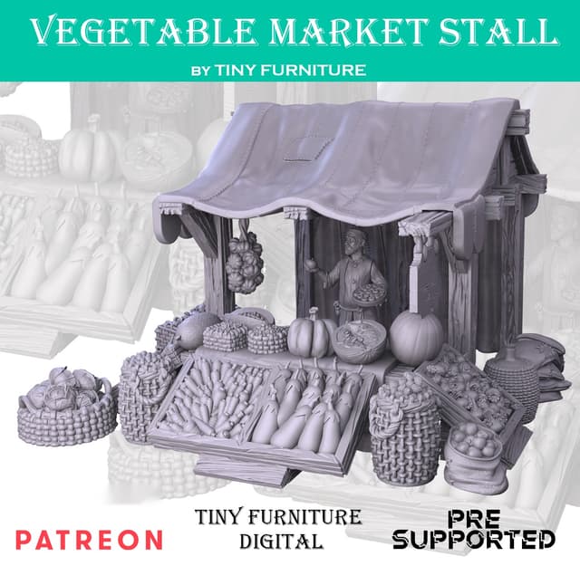 Vegetable Market Stall