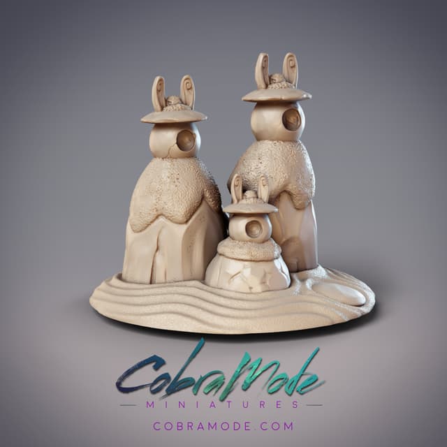 Rabbit Lamp Zen Garden Scatter Terrain