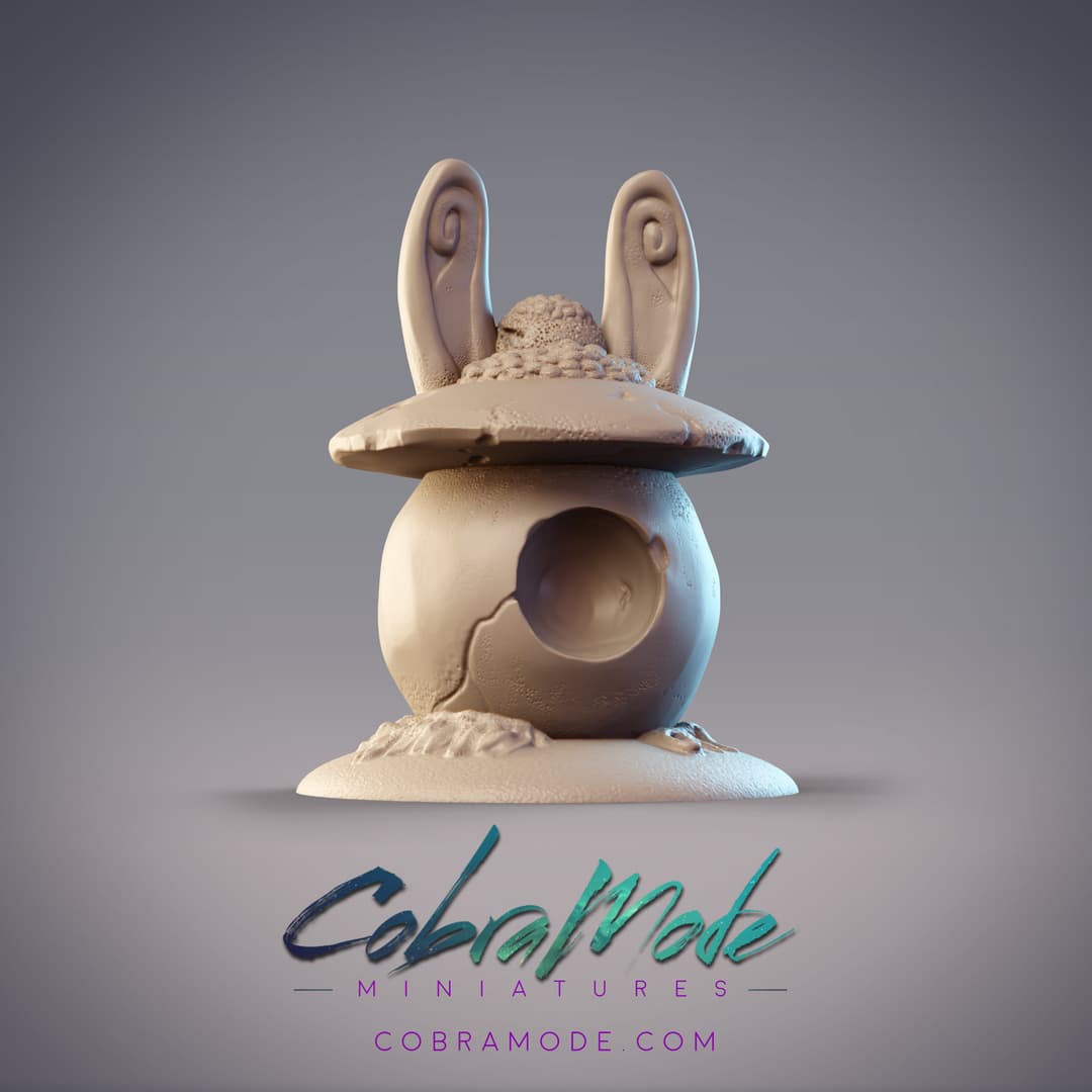 Rabbit Lamp Statue Scatter Terrain
