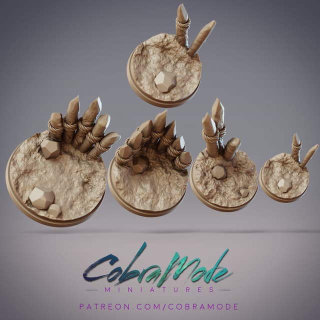 Palisade Wall Base Pack (4pcs)