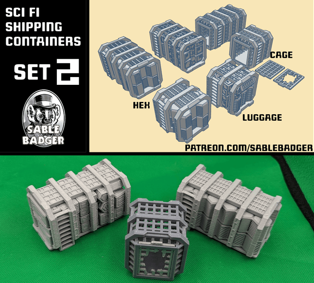 Sector 23 - Sci Fi Shipping Containers 2
