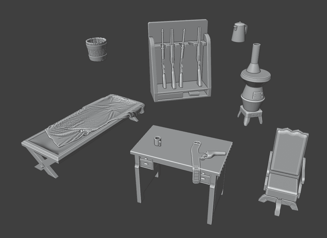 Wild West Jailhouse Furniture