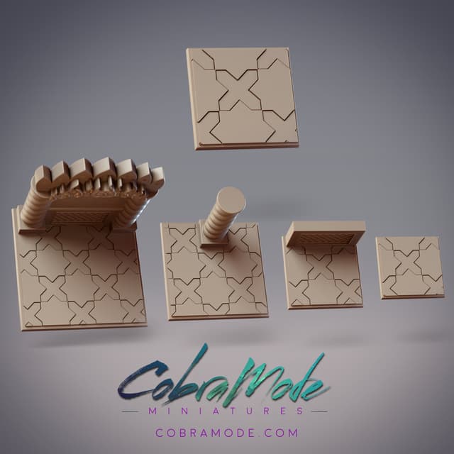Monastery Base Square Pack (4pcs)