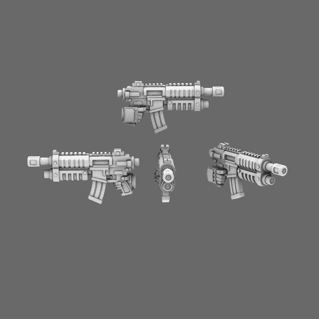 Space Knights AR Style Combat Rifle LEFT