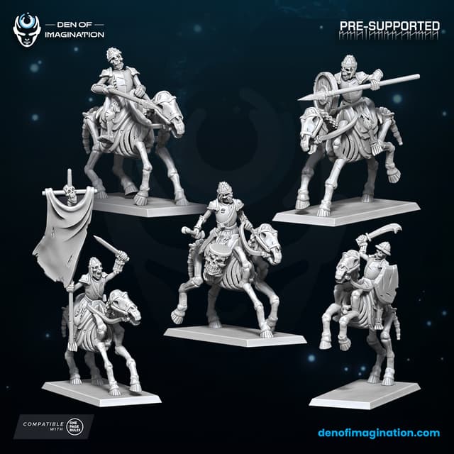 Undead - Skeleton Horseman Unit