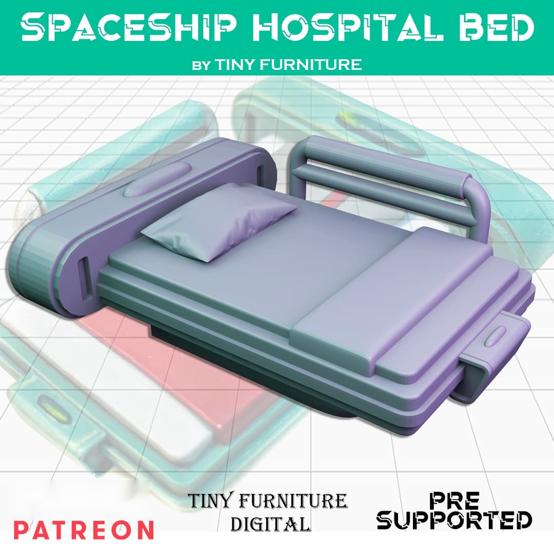 Spaceship hospital bed