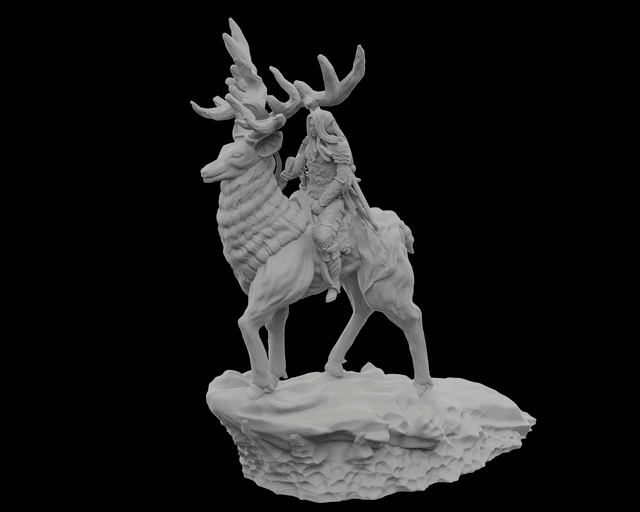 Elf - Rider - Stag - V3 - by STF_CSC