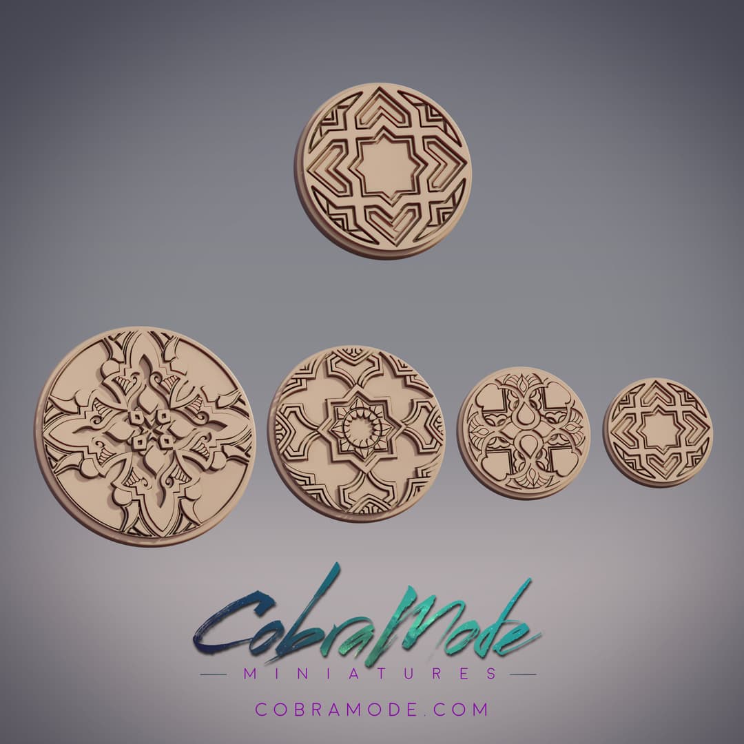 Geometric Emblem Base Pack (4pcs)
