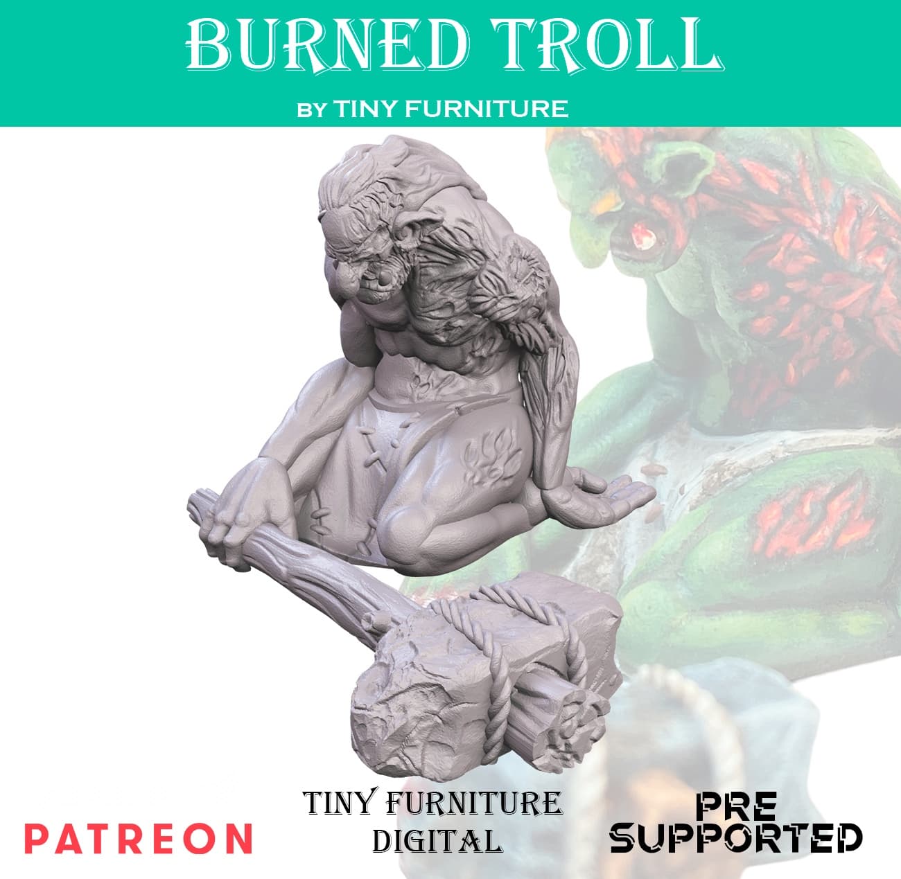 Burned Troll (Harvest of War)