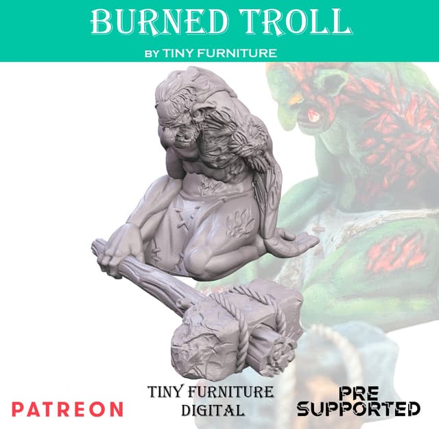 Burned Troll (Harvest of War)