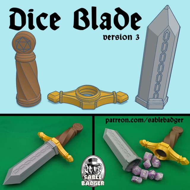 Dice Blade!  Dice box for your games!