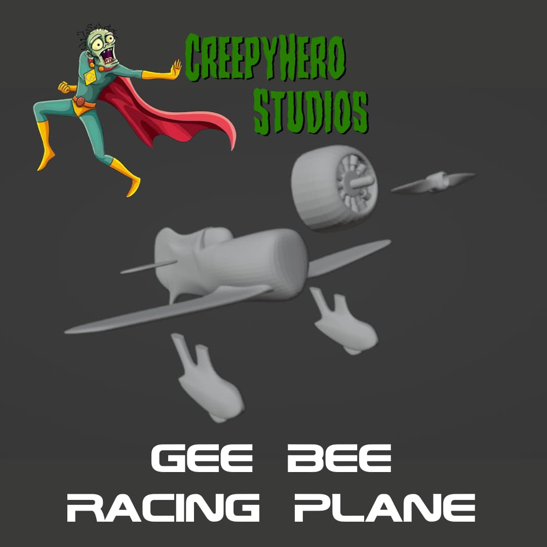 Pulp Gee Bee Racing Plane