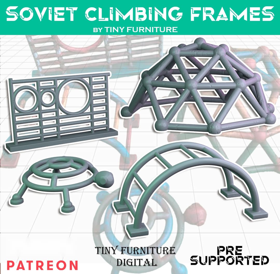Soviet climbing frames