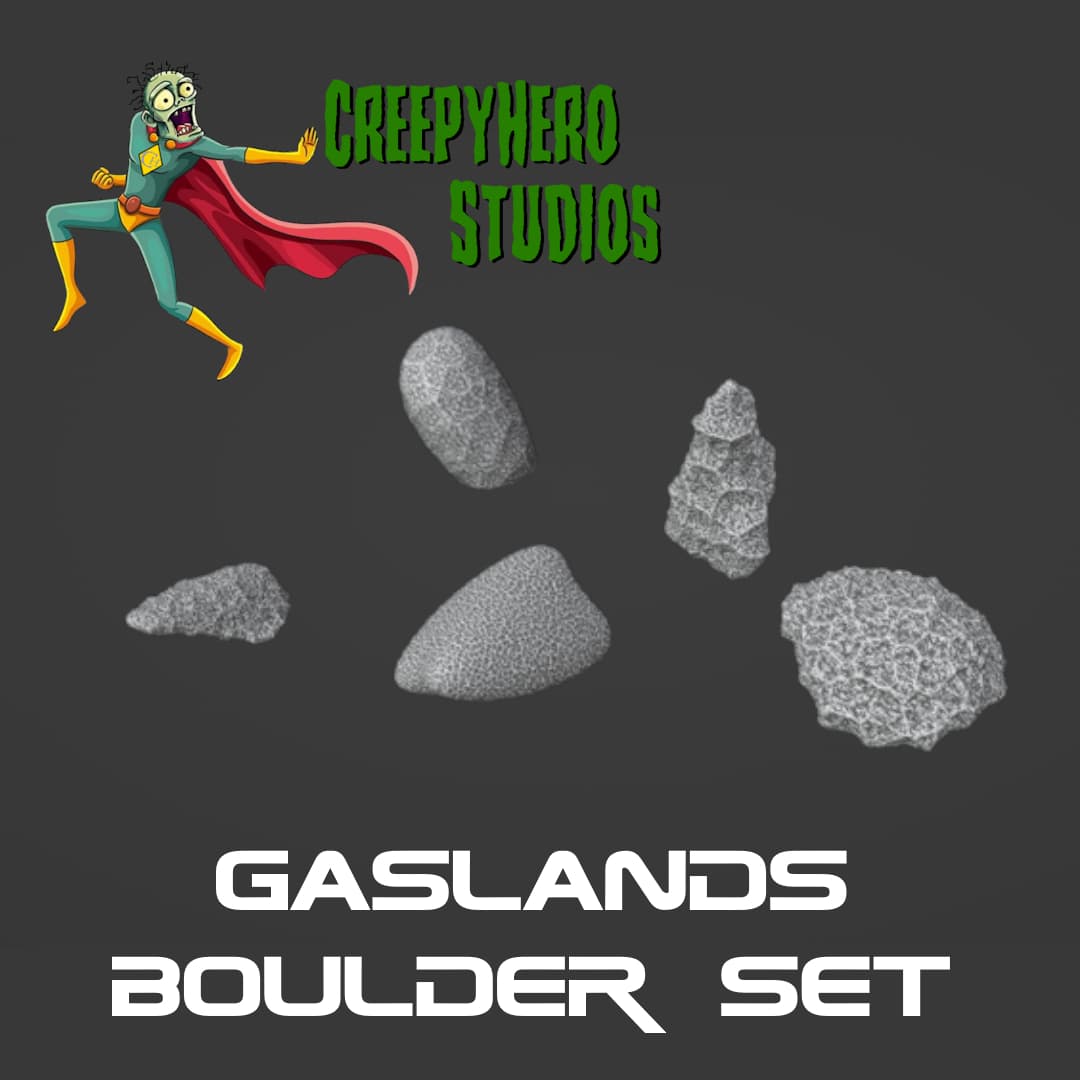 Gaslands Boulder Set