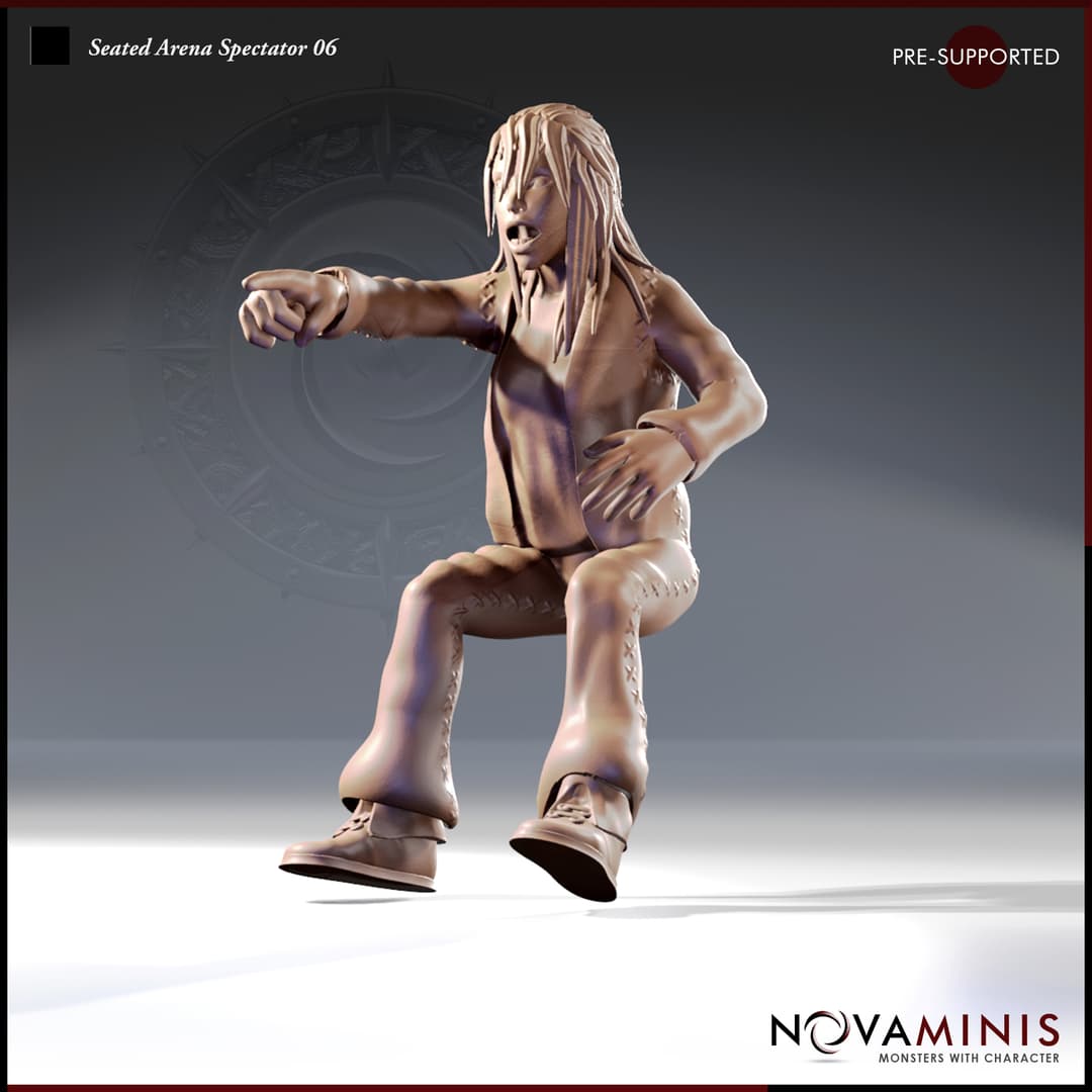 Seated Arena Spectator 06