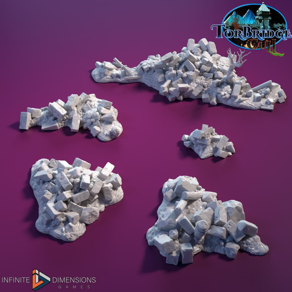 Stone Debris Piles (bridge expansion set)