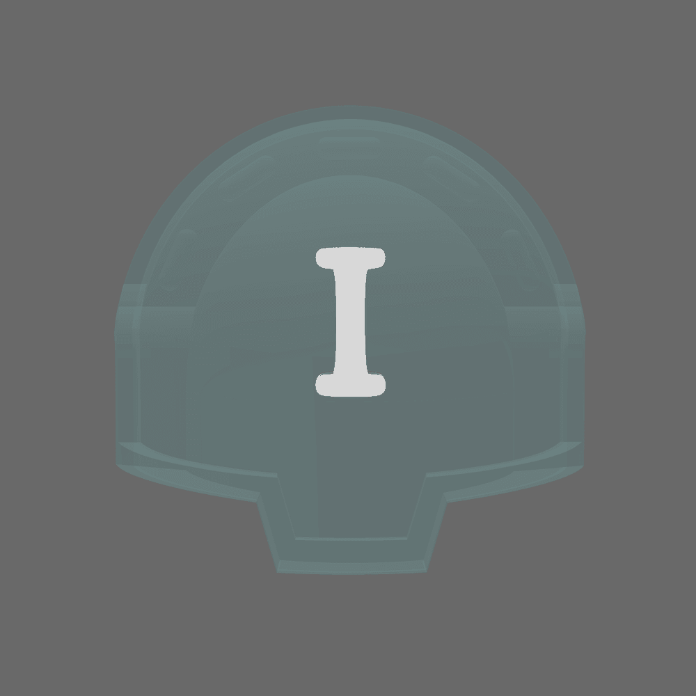 Space Knights DV04 Standard Roman Numeral 01 Shoulder Symbols