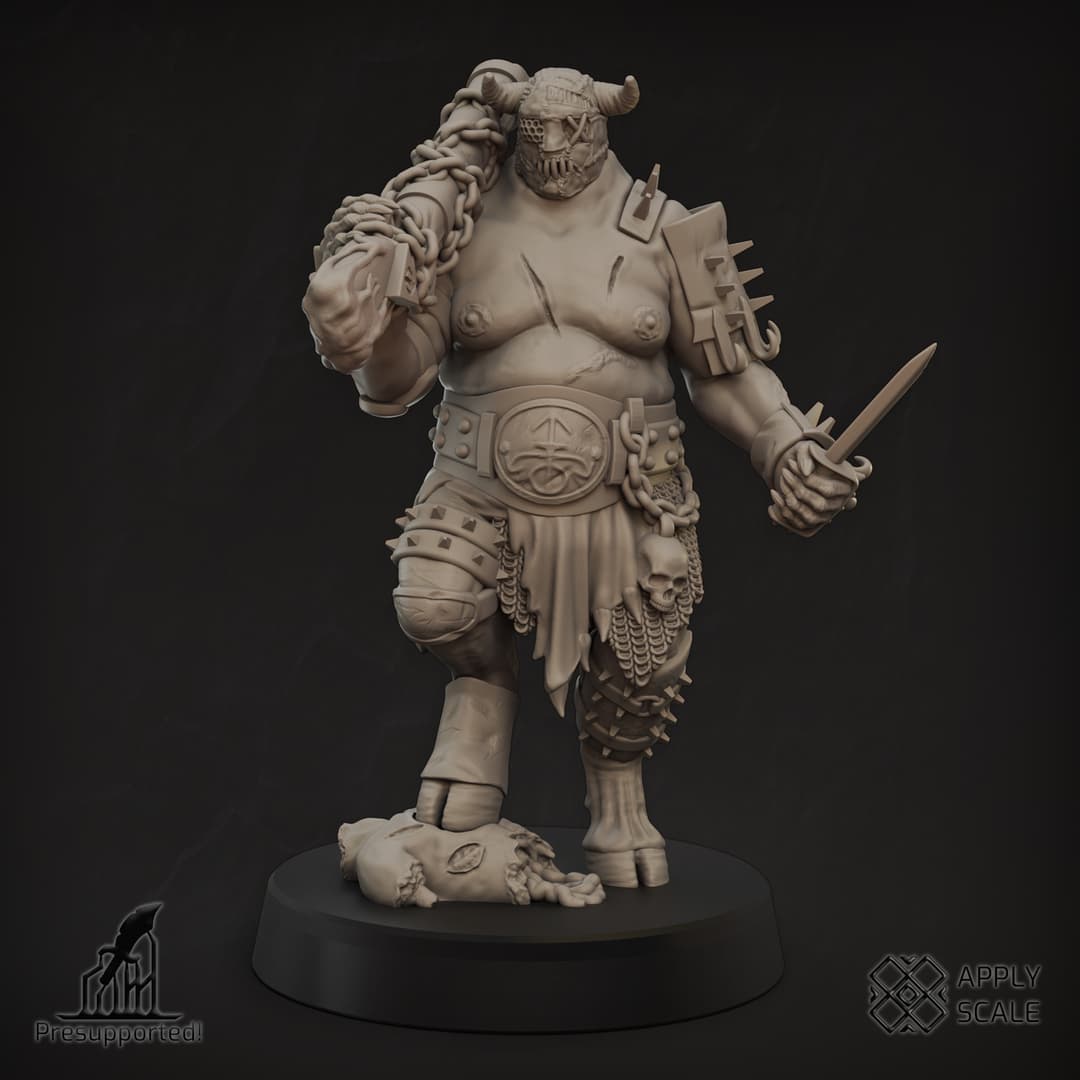 Cursed Demon Warrior Fiend 1 (heretics, wargaming, dnd, tabletop, trooper)
